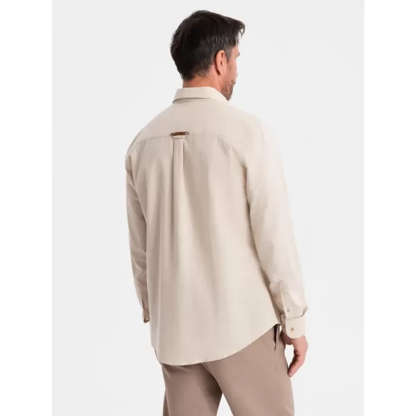  Košulja OMBRE OM-SHCS-0134 KREMA 
