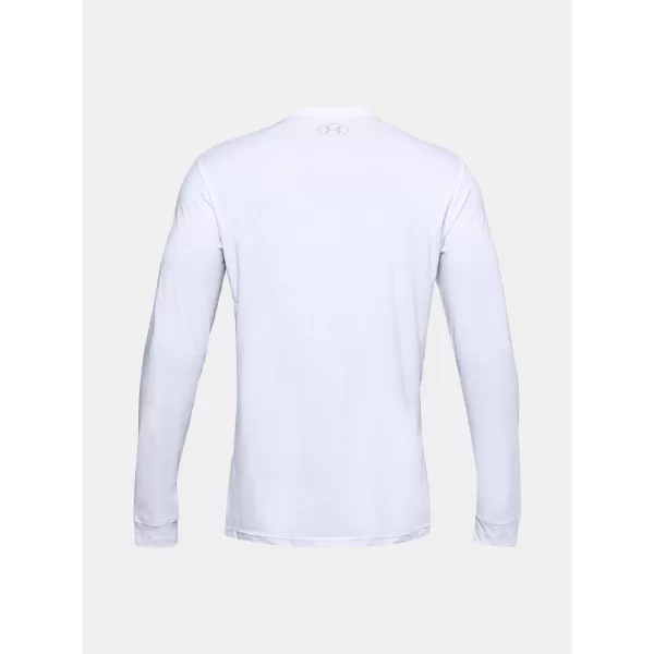  Muška majica kratkih rukava UNDER ARMOUR SPORTSTYLE LEFT CHEST LS 1329585-100 BIJELA 
