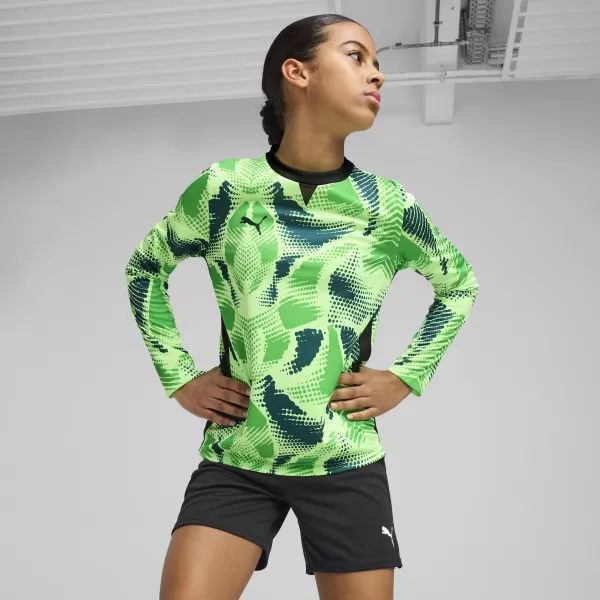  Dječji dres PUMA TEAMTARGET GK LS JERSEY JR 706521_20 FIZZY LIME / FIZZY VAPNO / PUMA CRNA 