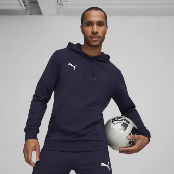  Muška dukserica PUMA TEAMGOAL CASUALS HOODY 658618_06 PUMA MORNARICA/PUMA BIJELA 