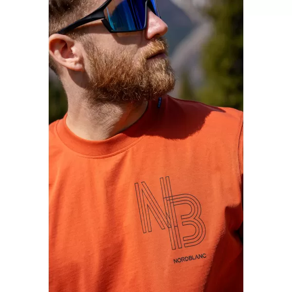  Muška majica kratkih rukava NORDBLANC NBSMT8161 NARANČASTA 