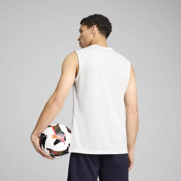  Muški dres PUMA TEAMCUP TRAINING SL JERSEY 659168_04 PUMA WHITE/PUMA SILVER 