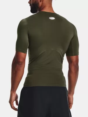 Muška majica kratkih rukava UNDER ARMOUR HG ARMOUR COMP SS 1361518-390 ZELENA