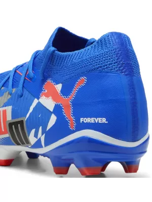 Čizme PUMA FUTURE 8 MATCH FOREVER FG/AG 108423_01 BIJELA/PLAVA/SIVA/CRNA/CRVENA