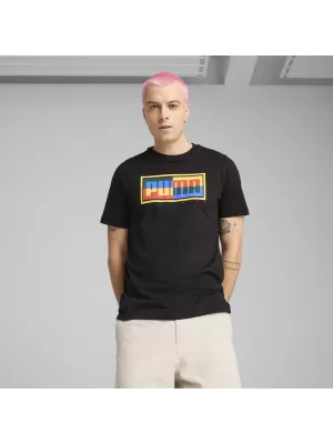 Košulja PUMA GRAPHICS BOX TEE 684827_01 PUMA CRNA
