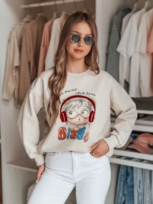 Ženska majica DSTREET LALA VIBE BY1506 BEŽ