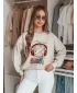 Ženska majica DSTREET LALA VIBE BY1506 BEŽ