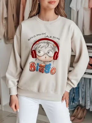 Ženska majica DSTREET LALA VIBE BY1506 BEŽ