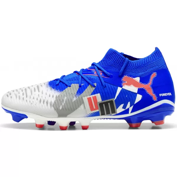  Čizme PUMA FUTURE 8 MATCH FOREVER FG/AG 108423_01 BIJELA/PLAVA/SIVA/CRNA/CRVENA 