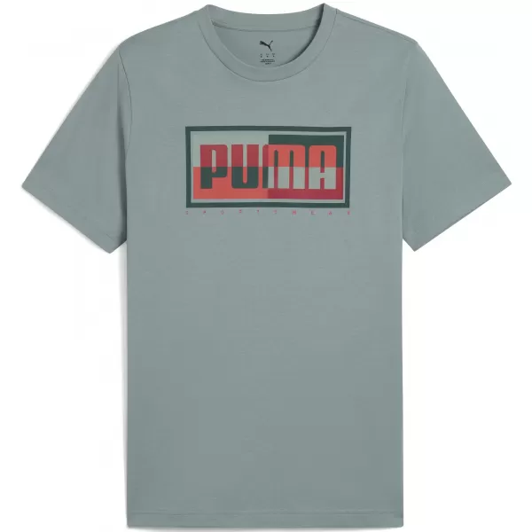  Košulja PUMA GRAPHICS BOX TEE 684827_30 ZELENI MJESEC 