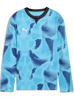 Dječji dres PUMA TEAMTARGET GK LS JERSEY JR 706521_02 BRIGHT AQUA / BRIGHT AQUA / PUMA WHITE