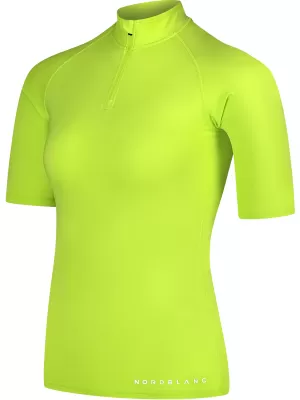 Ženska majica kratkih rukava NORDBLANC PEBBLE NBSLF8092 JANTAR