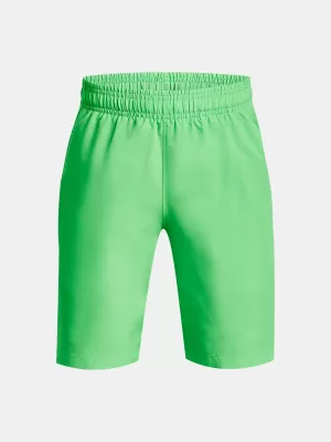 Kratke hlače za dječake UNDER ARMOUR WOVEN GRAPHIC SHORTS 1370178-316 ZELENA