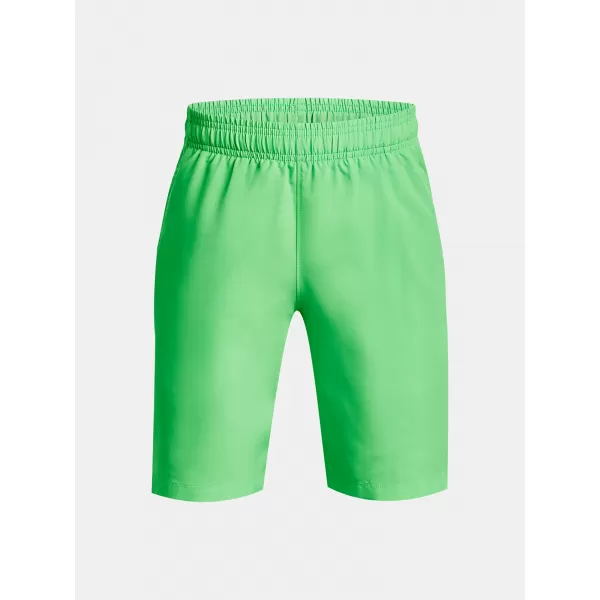  Kratke hlače za dječake UNDER ARMOUR WOVEN GRAPHIC SHORTS 1370178-316 ZELENA 