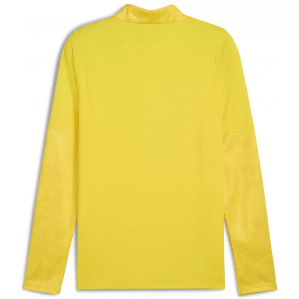  Muška dukserica PUMA TEAMCUP TRAINING 1/4 ZIP TOP 659164_07 FASTER YELLOW/ BRŽE ŽUTO/PUMA SREBRO 