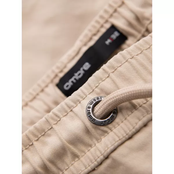  Kratke hlače OMBRE OM-SRCG-0190 BEŽ 