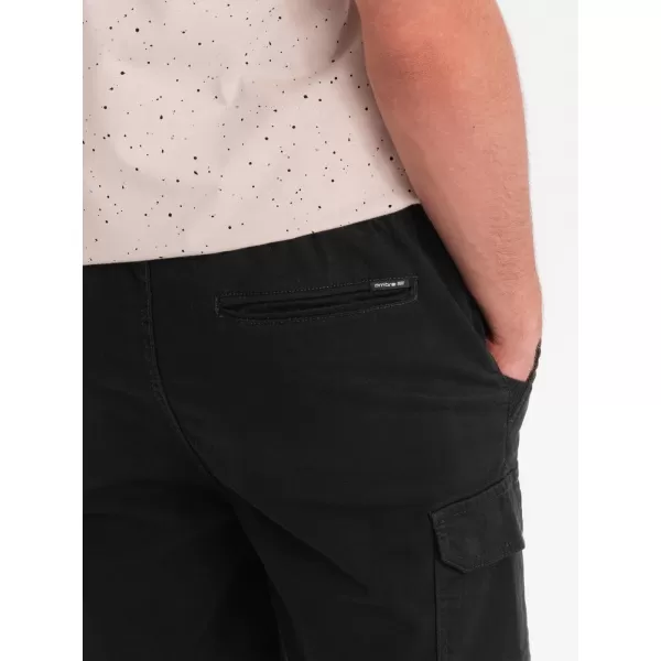  Kratke hlače OMBRE OM-SRCG-0190 CRNI 