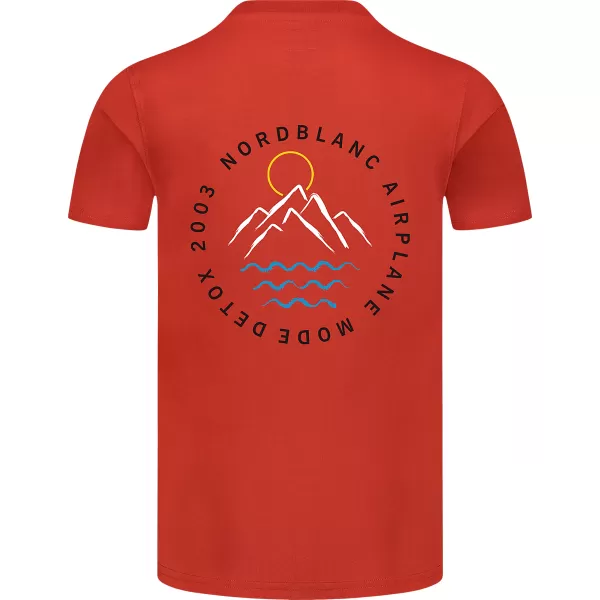  Muška majica kratkih rukava NORDBLANC NBSMT8160 NARANČASTA 