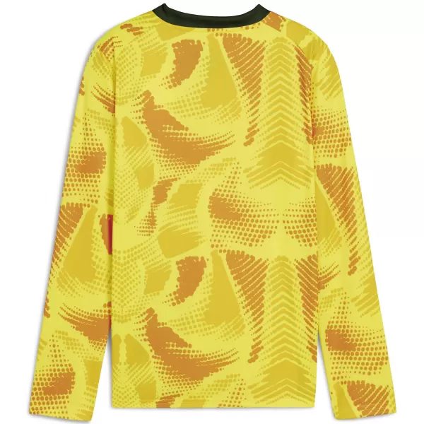  Dječji dres PUMA TEAMTARGET GK LS JERSEY JR 706521_23 FLURO YELLOW PES / FLURO ŽUTI PES /PUMA CRNA 