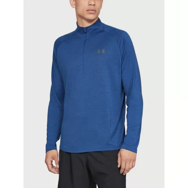 Muška majica kratkih rukava UNDER ARMOUR TECH 1/2 ZIP 2.0 1328495-400 PLAVA 
