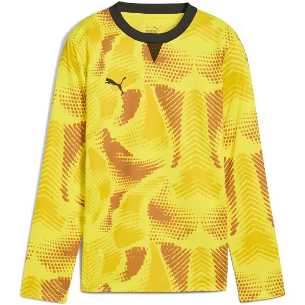  Dječji dres PUMA TEAMTARGET GK LS JERSEY JR 706521_23 FLURO YELLOW PES / FLURO ŽUTI PES /PUMA CRNA 