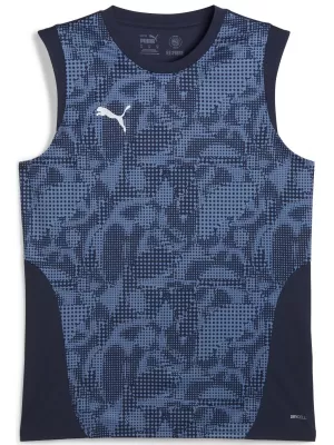 Muški dres PUMA TEAMCUP TRAINING SL JERSEY 659168_06 PUMA MORNARICA/PUMA SREBRO