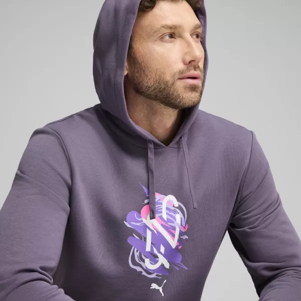  Muška dukserica PUMA NEYMAR JR CREATIVITY HOODIE 660099_01 LJUBIČASTI UGLJEN 