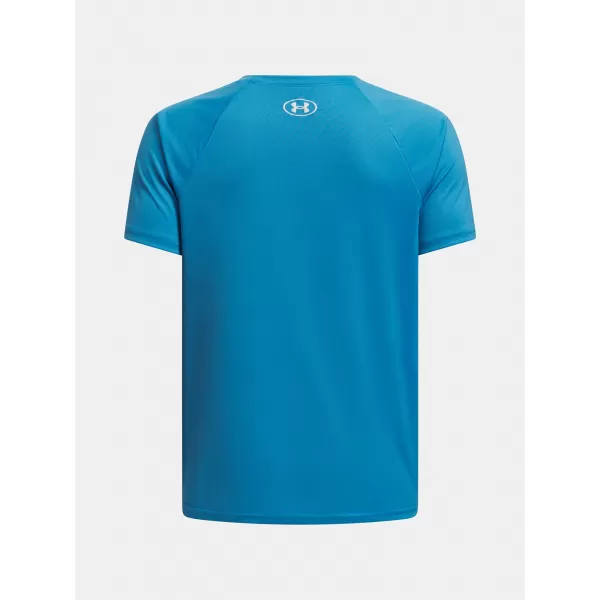  Majica za dječake UNDER ARMOUR TECH BIG LOGO SS 1363283-453 PLAVA 