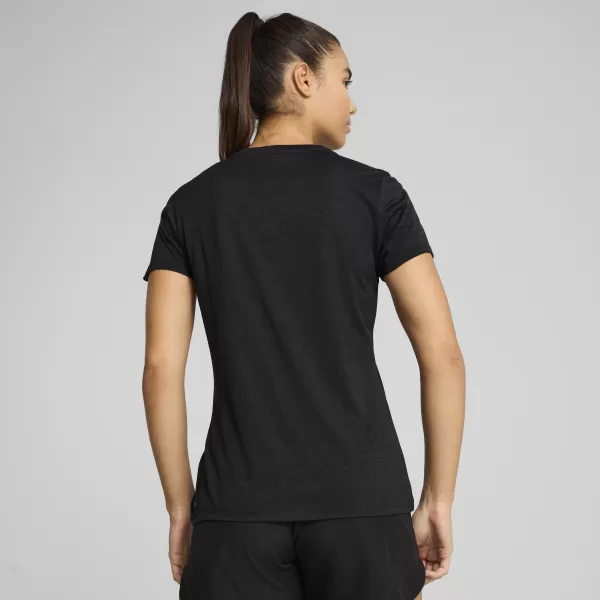  Košulja PUMA TAD ESSENTIAL W HEATHER TEE 525893_01 PUMA BLACK HEATHER 