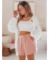 Ženske kratke hlače DSTREET HOT VIBE SY0443 RUŽIČASTI