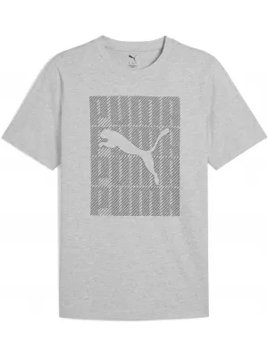 Košulja PUMA GRAPHICS WORDING TEE 684825_04 SVIJETLO SIVA HEATHER