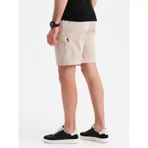  Kratke hlače OMBRE OM-SRCG-0194 KREMA 