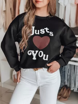 Ženska majica DSTREET JUST LOVE YOU BY1472 CRNI