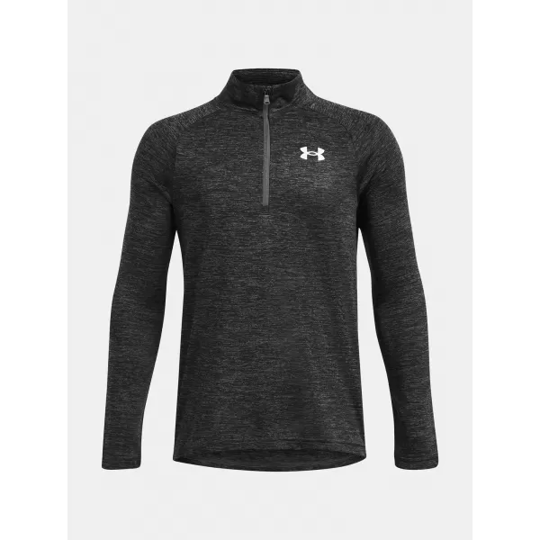  Majica za dječake UNDER ARMOUR TECH 2.0 1/2 ZIP 1363286-026 SIVA 
