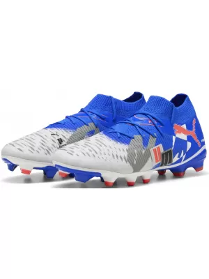 Čizme PUMA FUTURE 8 MATCH FOREVER FG/AG 108423_01 BIJELA/PLAVA/SIVA/CRNA/CRVENA