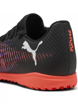 Čizme PUMA FUTURE 8 PLAY TT 108378_01 CRNO/BIJELO/BLISTAVO CRVENO