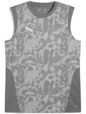 Muški dres PUMA TEAMCUP TRAINING SL JERSEY 659168_13 FLAT MEDIUM GRAY/ RAVNA SREDNJE SIVA/PUMA SREBRO