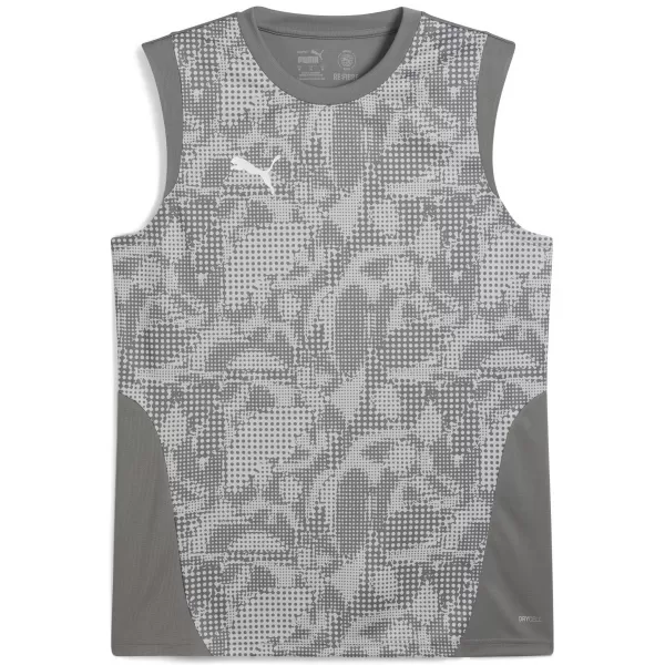  Muški dres PUMA TEAMCUP TRAINING SL JERSEY 659168_13 FLAT MEDIUM GRAY/ RAVNA SREDNJE SIVA/PUMA SREBRO 