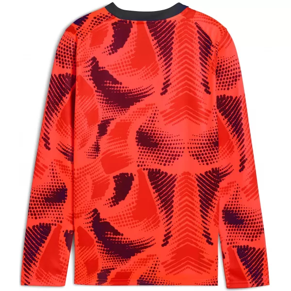  Dječji dres PUMA TEAMTARGET GK LS JERSEY JR 706521_01 NRGY RED / NRGY CRVENA / PUMA BIJELA 