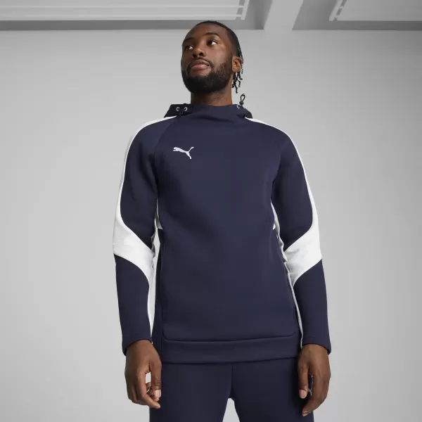  Muška dukserica PUMA TEAMEVOSTRIPE HOODY 659954_06 PUMA MORNARICA/PUMA SREBRO 