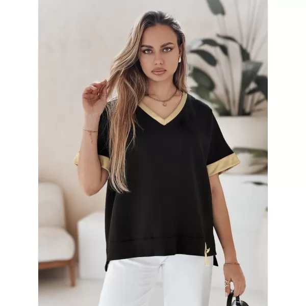  Košulja DSTREET SHINE LOVE UY2912 CRNI 