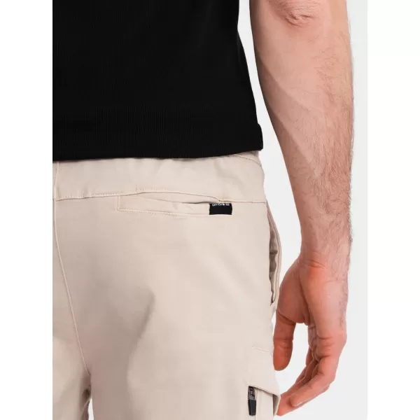  Kratke hlače OMBRE OM-SRCG-0194 KREMA 