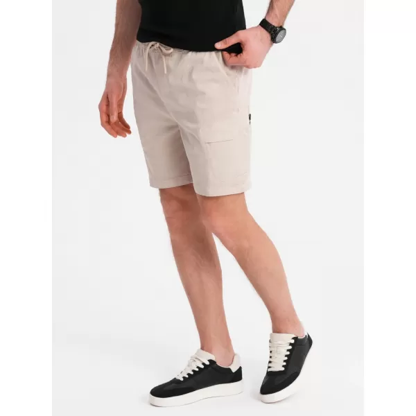  Kratke hlače OMBRE OM-SRCG-0194 KREMA 