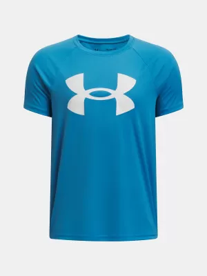 Majica za dječake UNDER ARMOUR TECH BIG LOGO SS 1363283-453 PLAVA