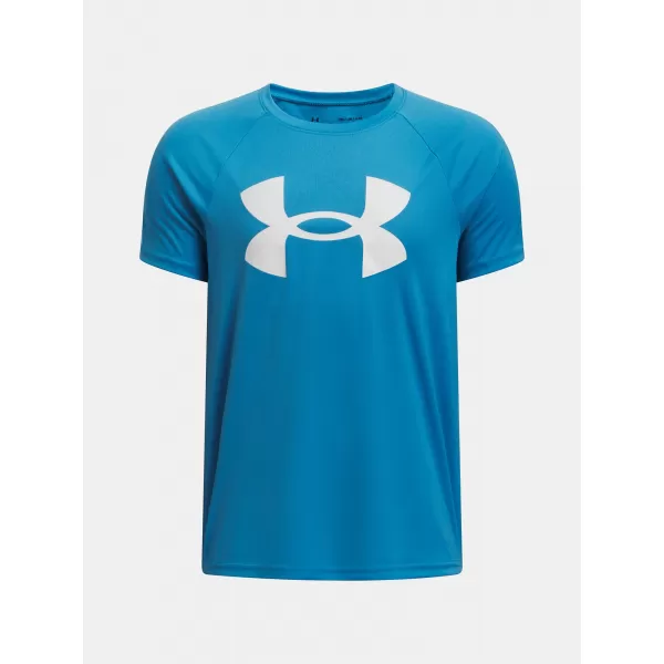  Majica za dječake UNDER ARMOUR TECH BIG LOGO SS 1363283-453 PLAVA 