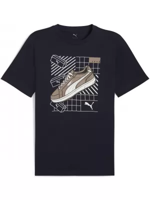 Košulja PUMA GRAPHICS SNEAKER TEE 684830_16 NOVA MORNARICA