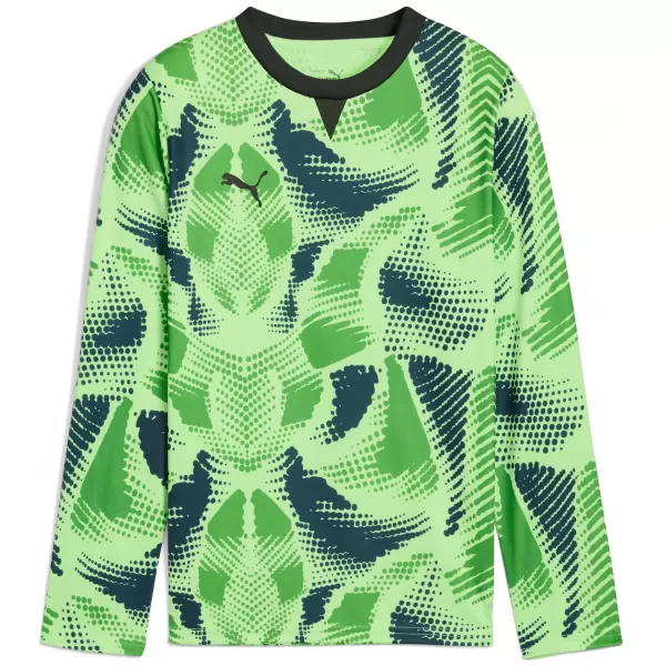  Dječji dres PUMA TEAMTARGET GK LS JERSEY JR 706521_20 FIZZY LIME / FIZZY VAPNO / PUMA CRNA 