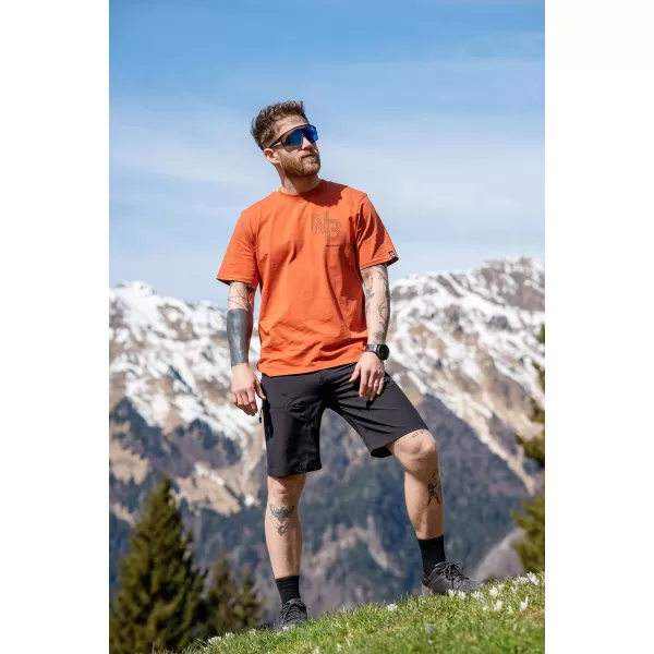 Muška majica kratkih rukava NORDBLANC NBSMT8161 NARANČASTA 