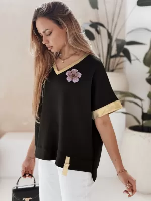 Košulja DSTREET SHINE LOVE UY2912 CRNI
