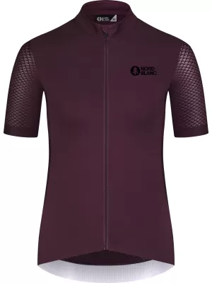 Ženski biciklistički dres NORDBLANC MILE NBSLF8216 TAMNOLJUBIČASTA